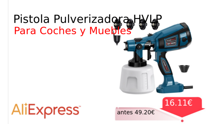 Pistola Pulverizadora HVLP