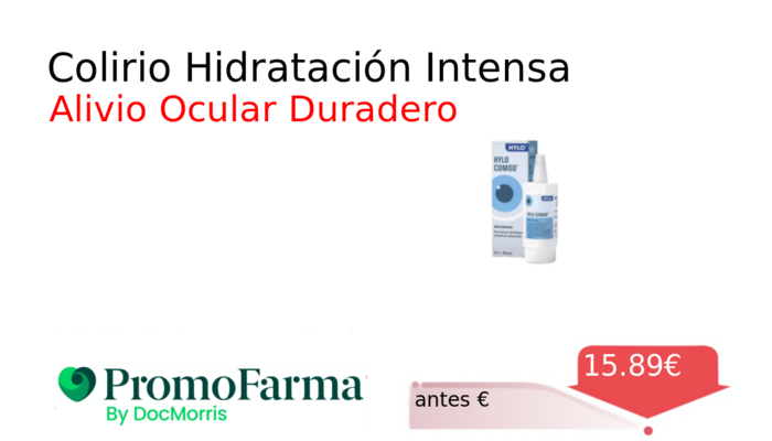 Colirio Hidratación Intensa