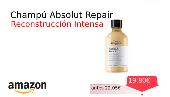 Champú Absolut Repair