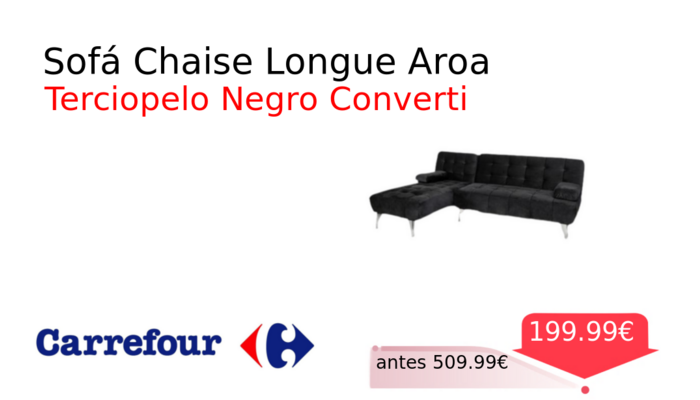 Sofá Chaise Longue Aroa