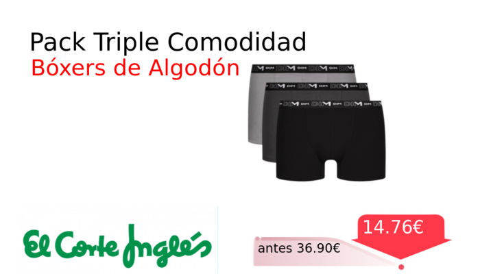 Pack Triple Comodidad