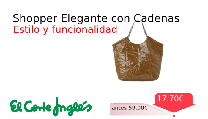 Shopper Elegante con Cadenas