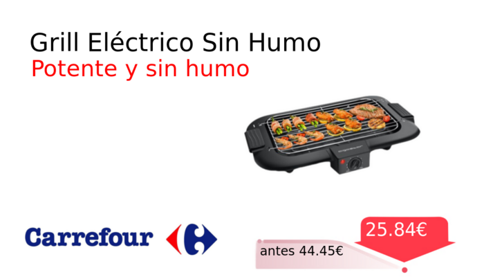 Grill Eléctrico Sin Humo
