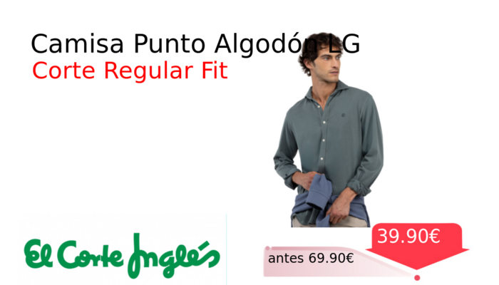 Camisa Punto Algodón LG
