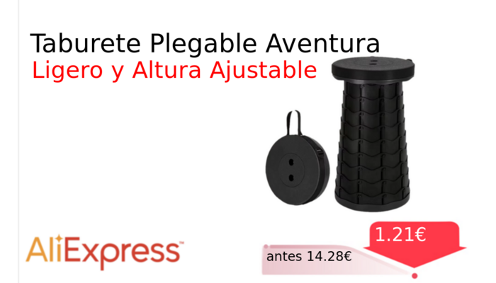 Taburete Plegable Aventura