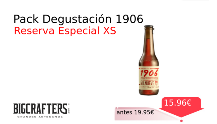 Pack Degustación 1906