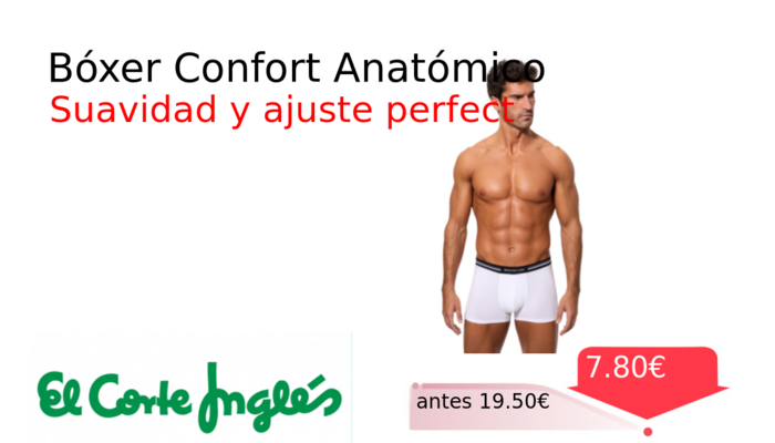 Bóxer Confort Anatómico