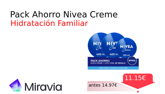 Pack Ahorro Nivea Creme