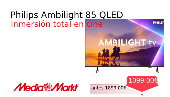 Philips Ambilight 85 QLED