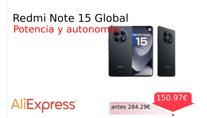 Redmi Note 15 Global