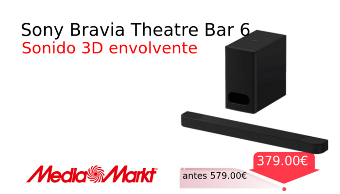 Sony Bravia Theatre Bar 6
