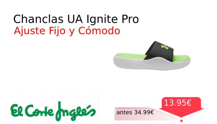 Chanclas UA Ignite Pro