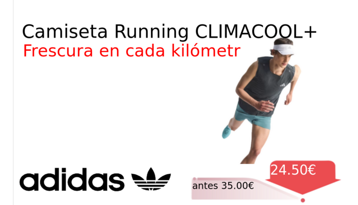 Camiseta Running CLIMACOOL+