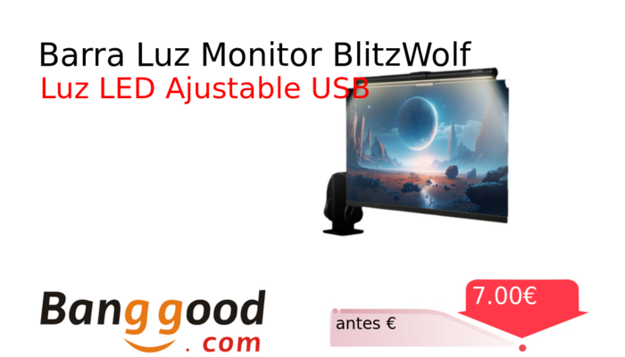 Barra Luz Monitor BlitzWolf