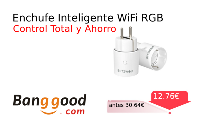Enchufe Inteligente WiFi RGB