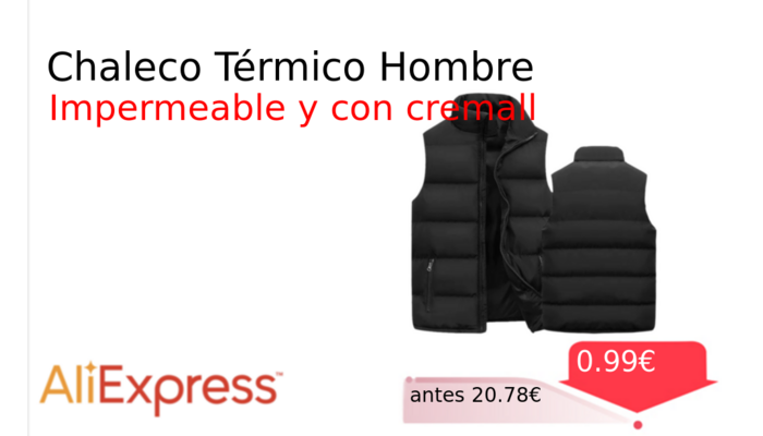 Chaleco Térmico Hombre