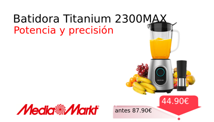 Batidora Titanium 2300MAX