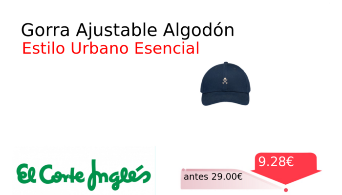 Gorra Ajustable Algodón