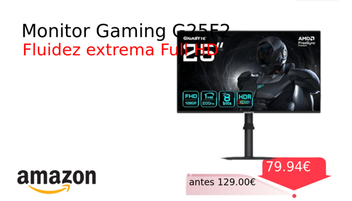 Monitor Gaming G25F2