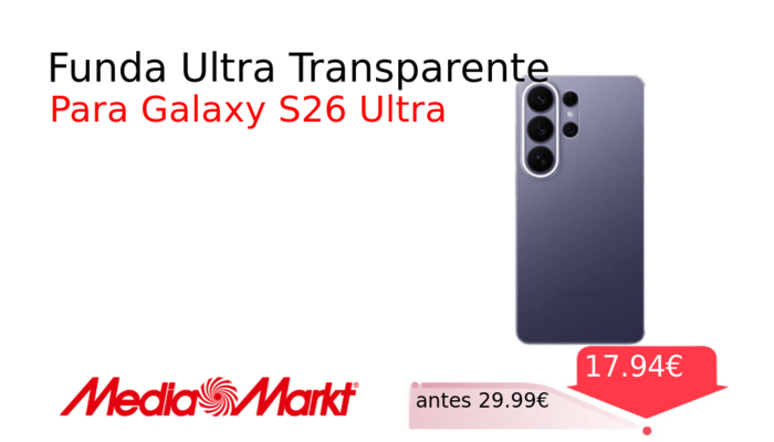 Funda Ultra Transparente
