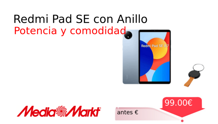 Redmi Pad SE con Anillo