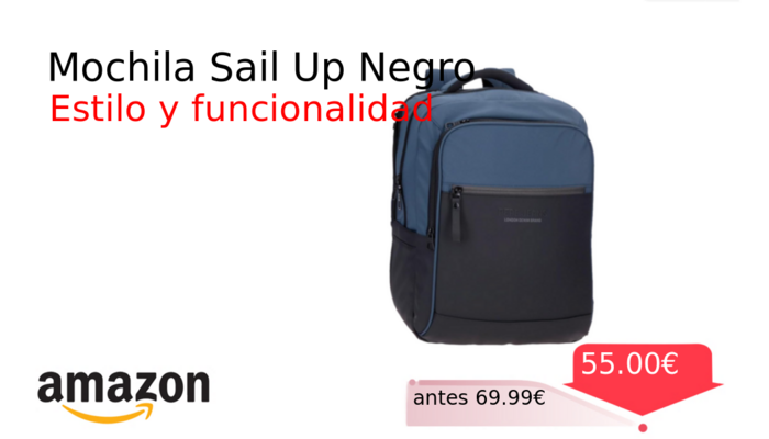 Mochila Sail Up Negro