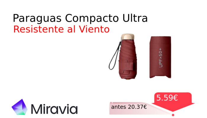Paraguas Compacto Ultra