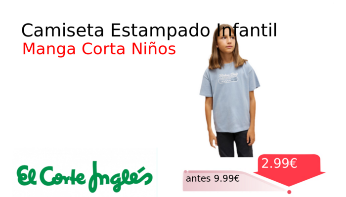 Camiseta Estampado Infantil