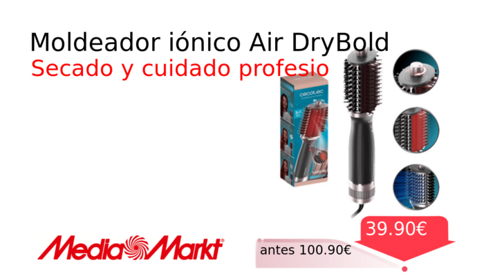 Moldeador iónico Air DryBold