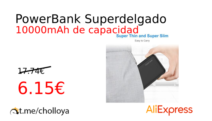 PowerBank Superdelgado