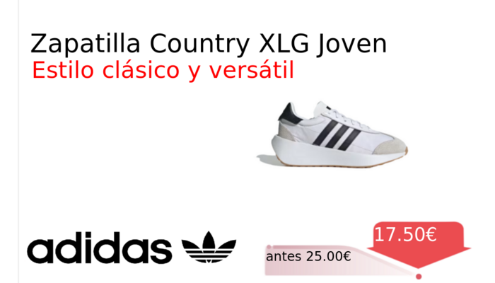 Zapatilla Country XLG Joven