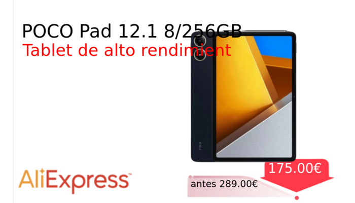 POCO Pad 12.1 8/256GB