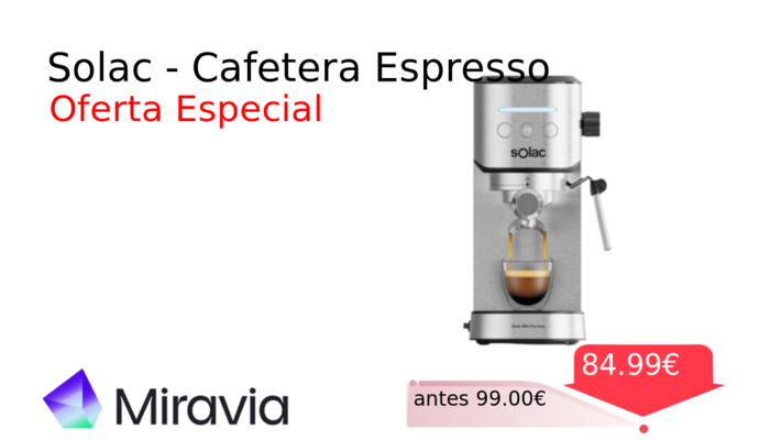 Solac - Cafetera Espresso