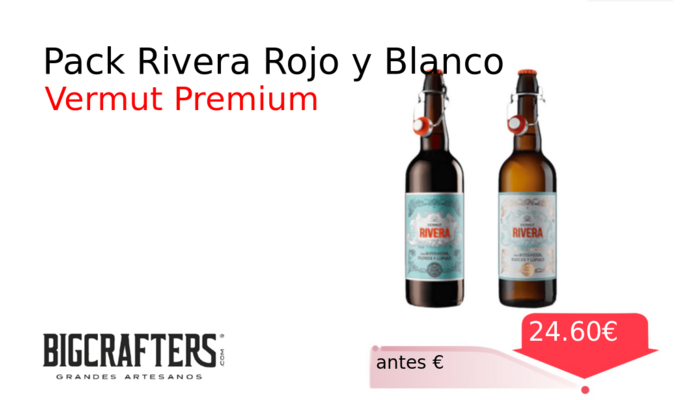 Pack Rivera Rojo y Blanco
