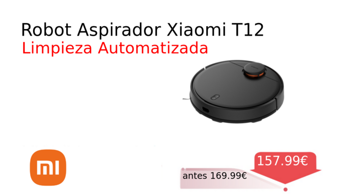 Robot Aspirador Xiaomi T12