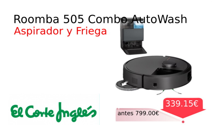 Roomba 505 Combo AutoWash