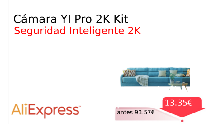 Cámara YI Pro 2K Kit