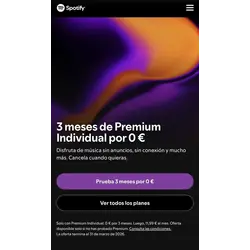 3 meses de Premium Individual 0€