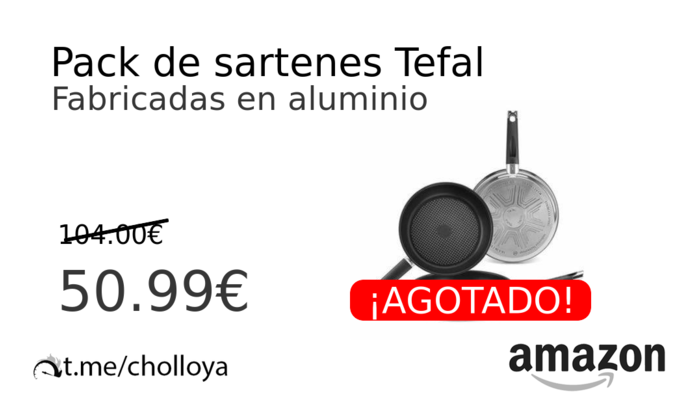 Pack de sartenes Tefal