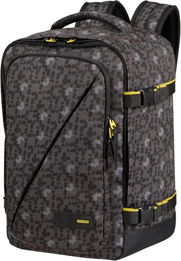 American Tourister Take2Cabin Disney - Ryanair Bolsa de cabina debajo del asiento, 25 x 20 x 40 cm, 24 L, Multicolor (Minnie Urban Dots)