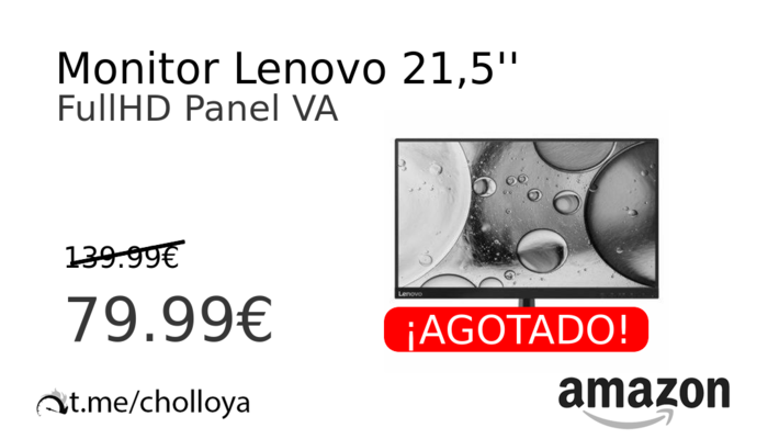 Monitor Lenovo 21,5''