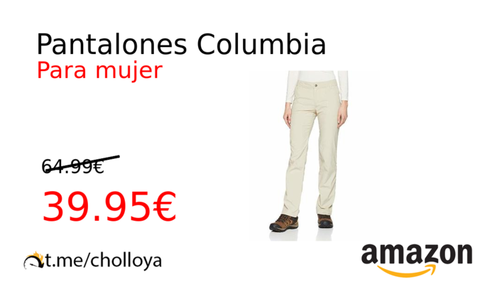 Pantalones Columbia