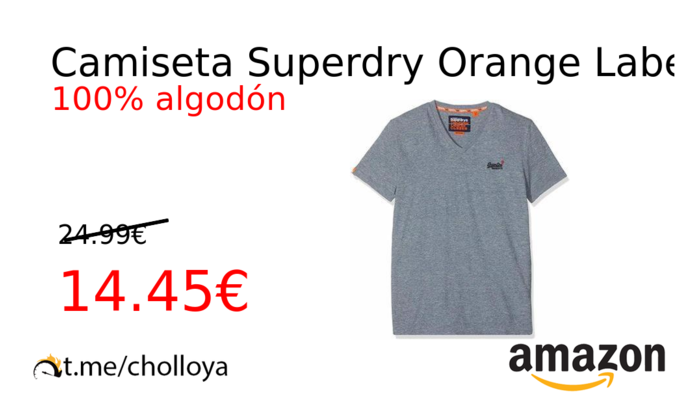 Camiseta Superdry Orange Label