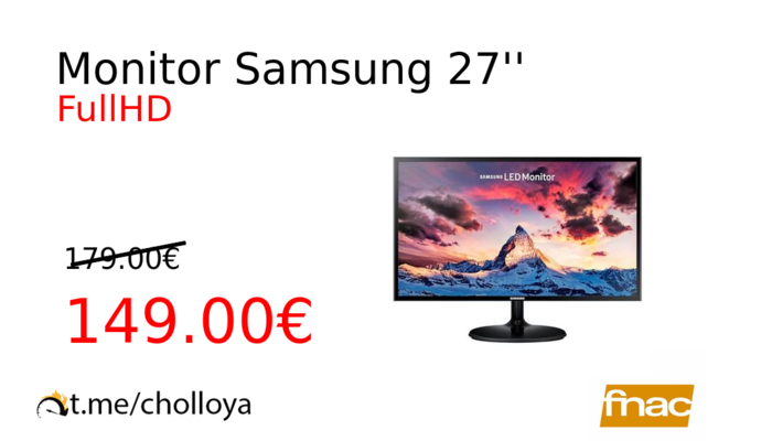 Monitor Samsung 27''