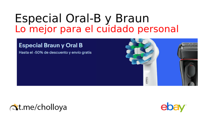 Especial Oral-B y Braun