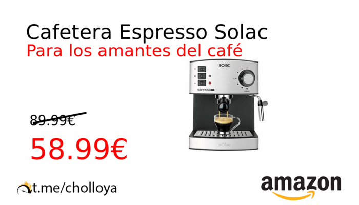 Cafetera Espresso Solac
