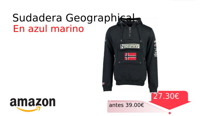 Sudadera Geographical