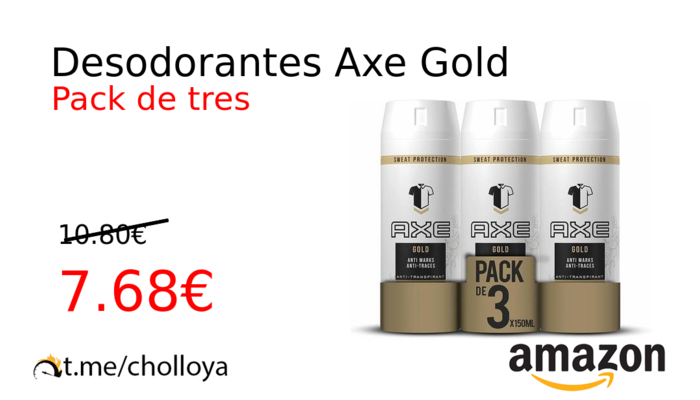 Desodorantes Axe Gold