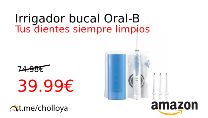 Irrigador bucal Oral-B