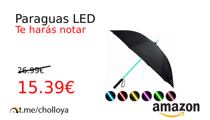 Paraguas LED